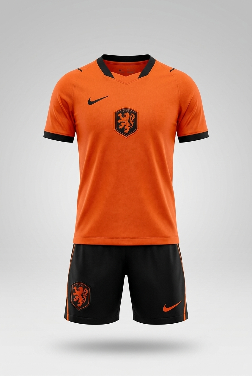 Ensemble domicile enfant Pays-Bas Coupe du Monde 2026